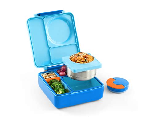 kids steel lunch box leak proof insulated|OmieBox® Hot & Cold Bento Lunch Box For Kids.